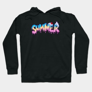 Ice Cream Summer Typography Hoodie